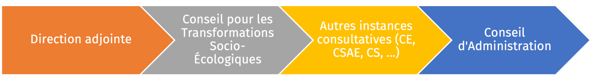 Circuit de validation des projets stratégiques DD&RS